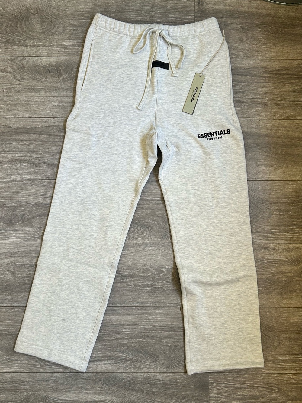 Size Small | Essentials Fear of God Light Oatmeal relaxed pants